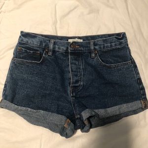 Forever 21 Retro high waisted jean shorts